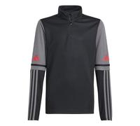 adidas Unisex Kids SQUADRA25 TRAINING TOP KIDS, black/team grey four/pure ruby, 5-6 Years