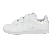 adidas Unisex Kids Stan Smith CF C Gymnastics Shoe, FTWR White FTWR White Silver Met, 2.5 UK