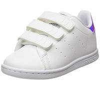 adidas Unisex Kids Stan Smith CF I Gymnastics Shoe, FTWR White/FTWR White/Silver Met, 5 Child UK