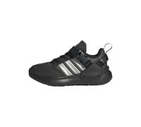 adidas Unisex Kids Star Wars Mandalorian Runner Shoe Kids, Carbon/Silver Metallic/Core Black, 2.5 UK