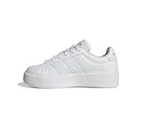 adidas Unisex Kids Streettalk Bold Junior Shoes, FTWR White/Silver met./core Black, 4.5 UK