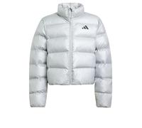 adidas Unisex Kids SYNTHETIC DOWN GLAM JACKET, Silver Metallic/Black Reflective, 15-16 Years
