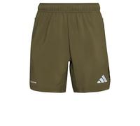 adidas Unisex Kids Tech Apparel Shorts, Olive strata/Black/Reflective Silver, 13-14 Years