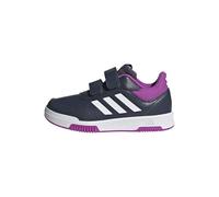adidas Unisex Kids Tensaur Hook and Loop Shoes, Shadow Navy/Cloud White/Flash Pink, 2.5 UK
