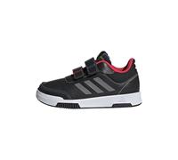 adidas Tensaur Hook and Loop Shoes Running, Core Black/Iron Metallic/Lucid Red, 11 UK Child