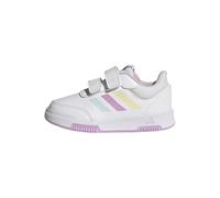 adidas Unisex Kids Tensaur Hook and Loop Shoes, White / Almost Blue / Bliss Lilac, 2.5 UK