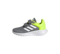 adidas Unisex Kids Tensaur Run Shoes, Grey/Cloud White/Lucid Lemon, 5 UK