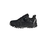 adidas Unisex Kids Terrex Agravic BOA RAIN.RDY Trail Running Shoes, Core Black/Cloud White/Grey Three, 4 UK
