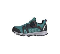 adidas Unisex Kids Terrex Agravic BOA RAIN.RDY Trail Running Shoes, Pure Teal/FTWR White/semi Lucid Blue, 4.5 UK