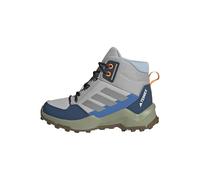 adidas Unisex Kids Terrex Ax4R Mid Hiking Shoes, Grey Two/Reflective Silver/Glow Blue, 10.5 UK Child