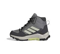 adidas Unisex Kids Terrex Ax4R Mid Rain.Rdy Hiking Shoes, Grey Four/Dual Yellow/Carbon, 2.5 UK