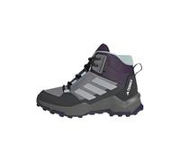 adidas Unisex Kids Terrex AX4R MID RAIN.RDY Hiking Shoes, Grey Three/Grey Two/semi Flash Aqua, 5.5 UK