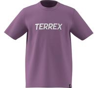 adidas Unisex Kids Terrex Kids Multi Logo T-Shirt, preloved Purple, 13-14 Years
