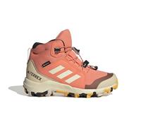 adidas Unisex Kids Terrex Mid Gore-TEX Hiking Shoes, Coral Fusion/White/Core Black, 3.5 UK