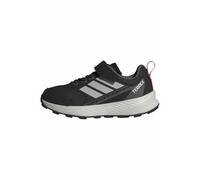 adidas Terrex Tracefinder Junior Trail Running Shoes | UK J12 in Core Black/Grey One/Semi Impact Orange