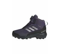 adidas Unisex Kids Terrex Winter Mid BOA RAIN.RDY Hiking Shoes, Aurora Plum/Matte Silver/Core Black, 4.5 UK