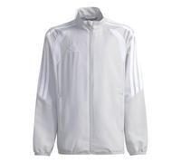 adidas Unisex Kids Tiro 26 League Presentation Kids Coat, team light grey/white, 9-10 Years