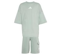 adidas Unisex Kids TIRO_NSTER T-SHIRT SET, blush pink/white, 3-4 Years
