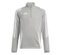Adidas Tiro24 Half Zip Sweatshirt Grey 9-10 Years Kids
