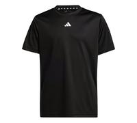 adidas Unisex Kids Train Essentials Logo Regular Fit Junior Shirt, Black/White, 13-14 Years