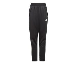 adidas Unisex Kids Train Icons AEROREADY 3-Stripes Knit Pants, Black/Grey Four/White, 7-8 Years