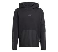 adidas Unisex Kids Utility Pack Fleece Hoodie Junior Sweatshirt, black/black, 7-8 Years