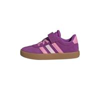 adidas Unisex Kid's VL Court 3.0 Hook and Loop Shoes, Flash Pink/Bliss Pink/Clear Pink, 2 UK