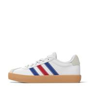 adidas Unisex Kids VL Court 3.0 Shoes Kids, FTWR White/Team Royal Blue/Better Scarlet, 4 UK