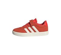 adidas Unisex Kids VL Court Shoes, Bright Red/Core White/Off White, 10 UK Child