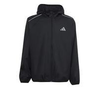 adidas Unisex Kids Wind Coat, black/white, 7-8 Years