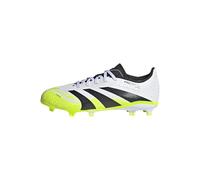 adidas Unisex League Firm Ground/Multi Ground Football Boots Kids, Cloud White/Core Black/Lucid Lemon, 2 UK