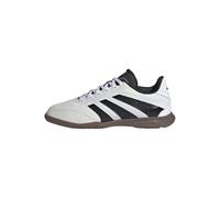 adidas Unisex League Indoor Football Boots Kids, Cloud White/Core Black/Lucid Lemon, 4 UK
