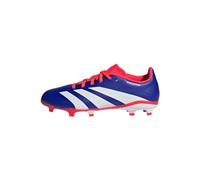 adidas Unisex League J Football Boots Firm Ground, Lucid Blue/Cloud White/Solar Red, 5 UK