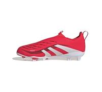 adidas Predator League Laceless Firm Multi Ground Football Boots Kids, Lucid Red/Cloud White/Core Black, 10 UK Child