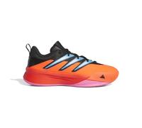 adidas Unisex Lillard Dame Certified 2 Low Trainers Basketball Shoes, Solar red/core Black/Cloud White, 11 UK