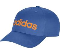 adidas Unisex Linear Baseball Cap, ray Blue/Pure Tangerine/White, M-L