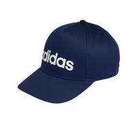 adidas Unisex Linear Baseball Cap, Dark Blue/White, M-L