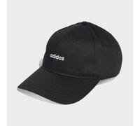 adidas Unisex Linear Embroidery Baseball Cap, Black/White, M-L