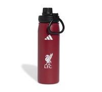 adidas Unisex Liverpool Fc Metal Bottle Bottle, active maroon/white, One Size