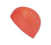 adidas Unisex Logo Swim Cap, Bright Red/White, One size