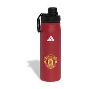 adidas Unisex Manchester United Metal Bottle Bottle, mufc red/white, One Size