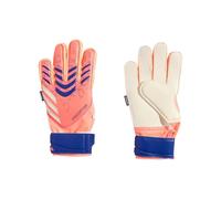 adidas Junior Predator Match Fingersave Goalkeeper Gloves Signal Coral/White/Lucid Blue 5