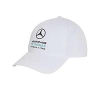 adidas Unisex Mercedes - Amg Petronas Formula 1 Team DNA Baseball Hat, White, XXS-XS