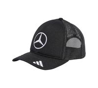 adidas Unisex Mercedes - AMG Petronas Formula ONE Team Snapback Star Trucker Cap, Black/White, One size