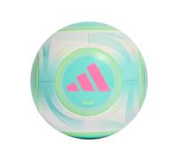 adidas Unisex MESSI CLUB BALL, white/flash aqua/halo mint/lucid pink, 4