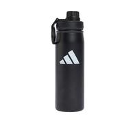 adidas Unisex Metal Screw Top 0.6 Liter Bottle, black/black, One size