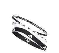 adidas Unisex Multiple Width Training Headbands 3 Per Pack Hairband, Black/White, M
