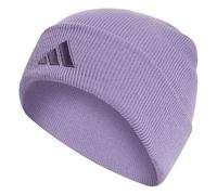 adidas Unisex New Logo Beanie Cuff Hat, Magic Lilac/tech Purple, M-L