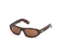 Adidas Unisex OR0139 52E Sunglasses Acetate Havana Brown Round Normal