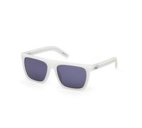 Adidas Unisex OR0140 21V Sunglasses Acetate White Blue Squared Normal
